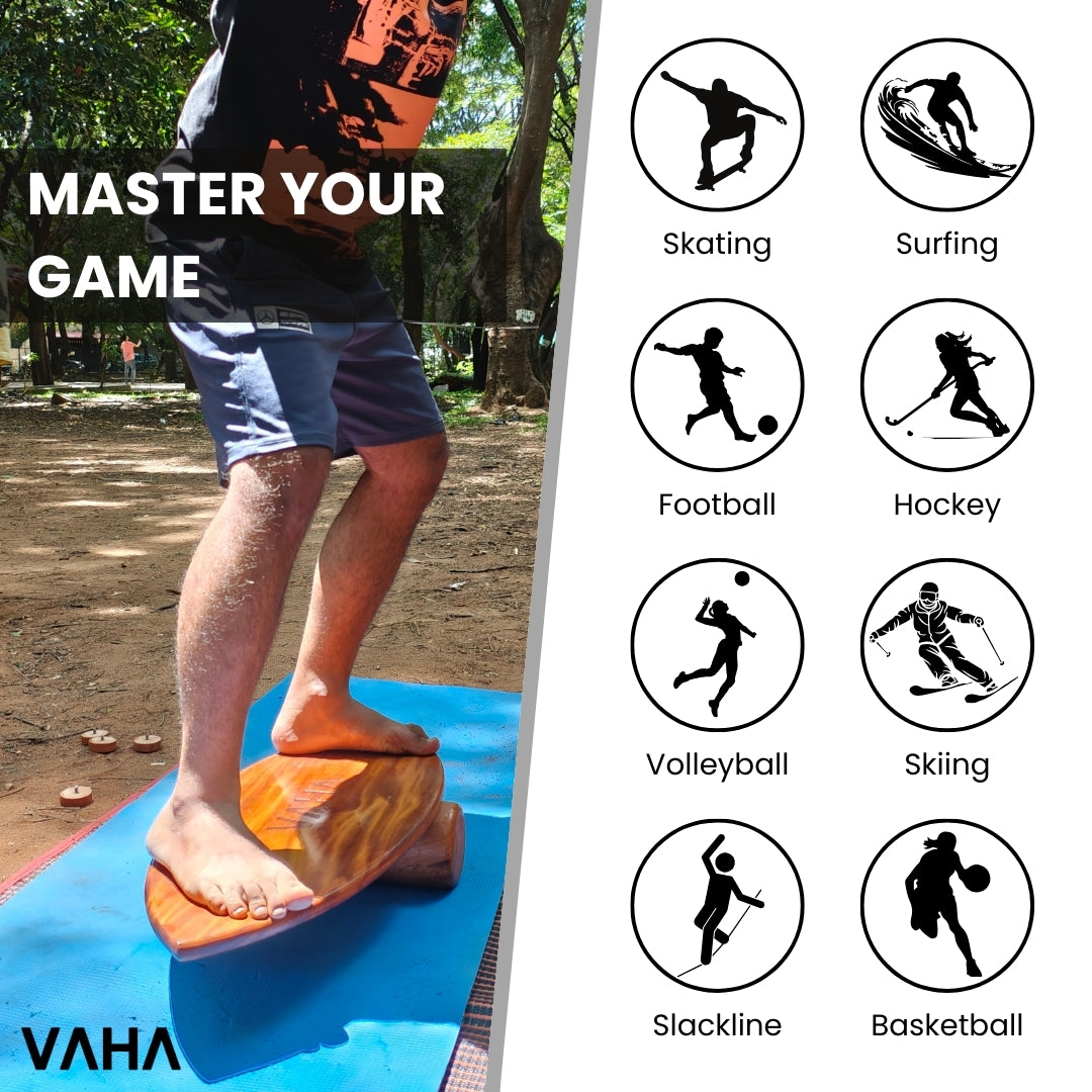 VAHA Premium Board - With Adjustable Stoppers